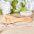 ZYMECH Set Personalized Baby Hairbrushes Natural Wooden Hairbrush Baby Brush for Newborns Custom Birthday Flower