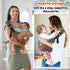 2025 10-45 LbsLeopard Baby Sling Carrier Adjustable Baby Sling Upgraded Toddler Sling Comfortable Baby Wrap Carriers