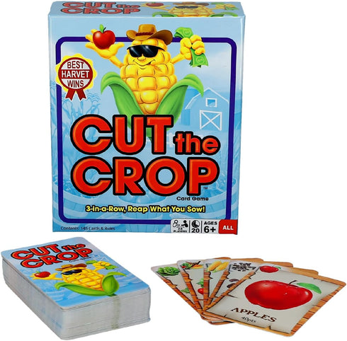 Continuum Games Cut The Crop Card Game, Farm Themed Matching Memory Game for 2-6 Players Ages 6 and Up
