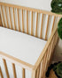 2 Pack, 28" 52", Crib Sheets for Baby Boy Girl Fitted Crib Mattress Sheet x Muslin Toddler Bedding with Neutral Style