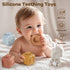 Yrkidstoi 6 12 18 14 2 Stacking Rings & Nesting Building Blocks for Babies Months, Pcs Soft Stacker Teething Toys