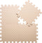 Coolcandy EVA Foam Play Mat, 16 Tiles Colorful Baby Play Mat, Square