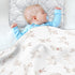 KICPOAY Dogs Cute Chihuahua Baby Swaddle Blanket for Boys and Girls, Muslin Baby Receiving Swaddle Blanket, Soft Cotton