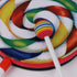 lovermusic 5PCS Lollipop Shape Drum Hand Drum Musical Instruments, Colorful Sound Toys