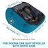 YOREPEK Padded Car Seat Travel Bag for Airplane, Compatible with Doona, Fit for Evenflo Shyft DualRide without Base