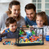 HOGOKIDS Fish Tank Building Set - 725PCS Movable Aquarium Toys with LED Light for Kids Age 8-14