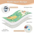 miaozhen 52" 34" Cartoon Dog Mint Green Changing Pad Covers Water Resistant Bed Wetting Sheet Slip-Resistant Diaper