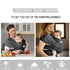 Jeroray Baby Wraps Carrier, Baby Carrier,Hands Free Infant Carrier, Lightweight,Breathable,Softness,Heather Grey