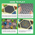 6-8-12, 2 4 Chain Triangle Chess Game, Strategy Board Games for Kid Chess Board Games for Adults, Family Games for Kids