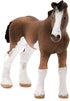 3+ Schleich Farm World, Farm Animal Horse Toys for Kids and Toddlers, Clydesdale Foal Figurine, Ages