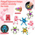 ShinyRelief 25 Pcs Valentine's Day Gifts for Kids Valentine Cards with Finger Fidget Toy Glow in The Dark DIY Stress