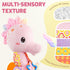 Tummy 0-3-6-12 Sumobaby Infant Baby Musical Stuffed Animal Activity Soft Toys with Multi-Sensory Crinkle, Rattle