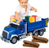 Friction Powered Dump Truck Toy for Kids with Lights & Sounds, Large