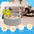 35.4" HARBOLLE Baby Ball Pit Soft Round Memory Foam Ball Pits NOT Included Balls Indoor Outdoor Playpen for Babies