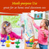 Paint Cups – 10 Pack No Spill Paint Containers with Lids for Kids, Toddler Art Supplies Paint Cups with Brushes