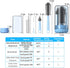Set Travel Baby Bottle Brush with Extendable Silicone Bottle BrushNipple Brush,Staw Brush,Baby Bottle Soap