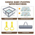 50x50 Inch, (50"x50", VANCLE Baby Playpen with Mat Playpen for Babies and Toddlers, Playard for Kids Safety Play Yard