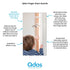 Qdos Safety Finger Slam Pinch Guard | White | Protect Fingers from Slamming Doors - 2 Pack, Bite Proof & Choke Safe