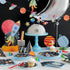 30pcs Outer Space Cupcake Toppers, Planet Party Supplies for Birthday Decorations with Rocket and Astronaut Themes