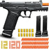 Automatic Shell Ejecting Toy Gun Pistol, Soft Bullet Toy Gun for Boys,
