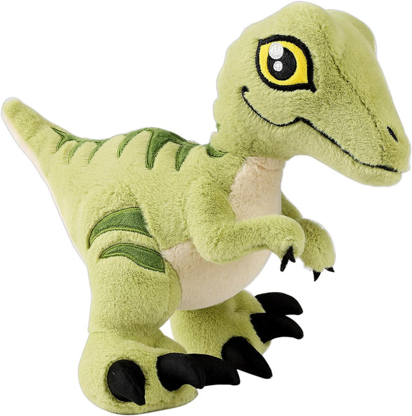 TCBunny Baby Dinosaur 12" Bedtime Plush Toy, Kid's Gifts for Boys and Girls (Green Velociraptor)