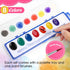 30 Pack Set, 8 Set FUMILE Watercolor Paint Colors Washable Valentines Water Color Paint for Kids with Paintbrush
