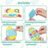 12 Pack Fennoral Easter Egg Craft Kit for Kids Make You Own Egg Foam Stickers Ornament DIY Easter Arts and Crafts