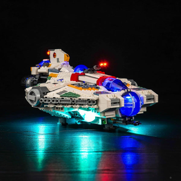 LED Lighting Kit for Lego Ahsoka Ghost & Phantom II 75357 Building Kit - Lights Only, Decoration LED Kit