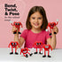 12 Pack ArtCreativity Heart Bendables - - Bendable Valentine Toys for Kids - Valentine Gift Party Favors for Boys