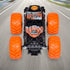 LONANDY 4 Pack Monster Truck Toys for Boys and Girls - Friction Powered Push and Go Toy Cars, Inertia Car Toy Set Stunt Toy Vehicles, Birthday Party Supplies for Toddlers Kids Ages 3+