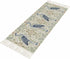 Debedcor 2'x 4', Country Entryway Door Mat Cartoon Egret Non Slip Washable Throw Rug with Tassels, Bird Leaves Coral