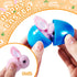 Digwry 30 Pack Prefilled Easter Eggs with Plush Bunnies,Pre Filled Easter Eggs with Stuffed Toys Inside,Easter Basket