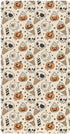 Jynexis Halloween Pumpkin Ice Cream Print Baby Crib Sheets, Cotton Fitted Crib Sheet,