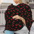 Red Cherry Baby Car Seat Canopy Nursing Cover for Breastfeeding Multi-Use Infant Carrier Carseat All Season Cover