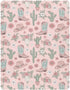 Sinestour Cowgirl Western Cowboy Pink Baby Crib Sheet Soft and Breathable Crib Mattress Protector for Standard Playard