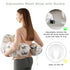 BATTOP Nursing Pillow for Breastfeeding,Bottle Feeding, Plus Size Breastfeeding Pillows with Adjustable Waist Strap