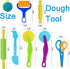 Yunerkita Set 13 Sets 4-8, (color02) Dough Tools for Kids, Pcs Dough Tools for Kids Ages Includes Molds Cutters Roller