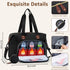 Tenot Diaper Bag Tote with Pacifier Case, Large Tote Diaper Bag for Women with Shoulder Straps, Cute Hospital Baby Diaper Tote Bag for Mom, Newborn Baby Diaper Maternity Bag Black
