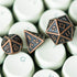 UDIXI 10mm Mini Metal DND Dice Set, 7-Die Small Portable Polyhedral RPG Dice for Dungeons and Dragons (Copper)