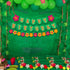 Hawaiian Party Happy Birthday Banner for Tropical Luau Party Decorations with Palm Leaf
