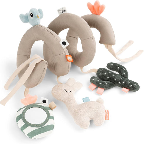 Done by Deer Car Seat Toys Hanging - Activity Spiral Sensory Baby