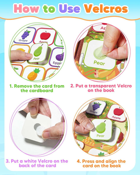 3 4 3-5, Toddler Busy Book Preschool Learning Activities, Montessori Educational Toys for year old Boy Girl Gifts