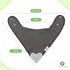 Set 4 Pickle & Olive Baby Bandana Teething Bibs with Attached Silicone Teether - Of -Solid Blues