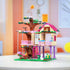 Set 504 6-12 Years7652 HSANHE Tree House Building Compatible with Friends, PCS Forest House Building Kit Birthday Gift