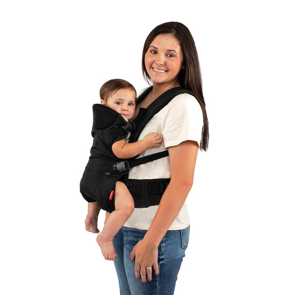 Nuby Baby Carrier with 3 Carry Positions, Adjustable Leg Support for M