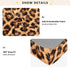 CZXW 52" 28" Leopard Fur Print Crib Sheets Fitted x Natural Cotton Soft & Breathable for Baby Crib Mattress