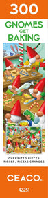 Ceaco - 300 Piece Jigsaw Puzzle - Holiday - Gnomes Get Baking