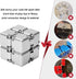 Aluminum Alloy Metal Infinity Cube Fidget Toy, Handheld Desk Toy with Cool Case, Relieve Stress for Kids and Adults