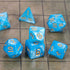 Set CiaraQ DND Polyhedral Dice with Dice Bag for Dungeons and Dragons RPG MTG Role Playing Table Games (Blue + Gold