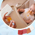 20 20" 10" 100% 6 Buryeah Muslin Pcs Burp Cloths Large x Cotton Layers Ultra Absorbent and Soft Hand Washcloths